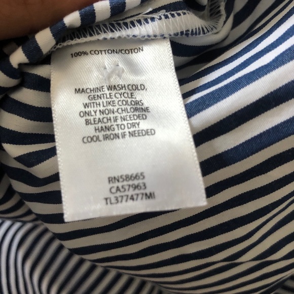 Leith Striped One Shoulder Ruffle Top - Picture 7 of 7